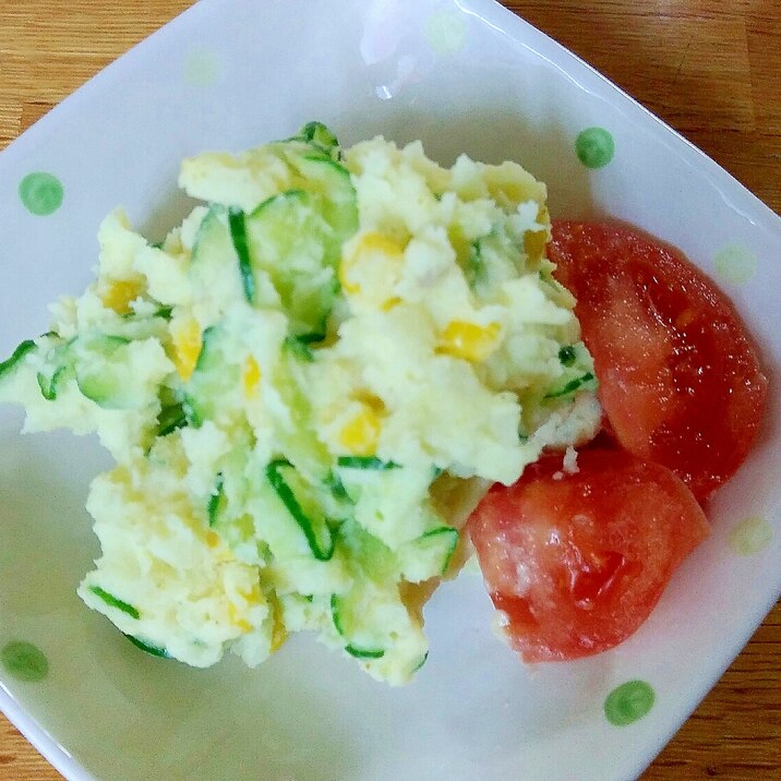 カレー風味のポテトサラダ